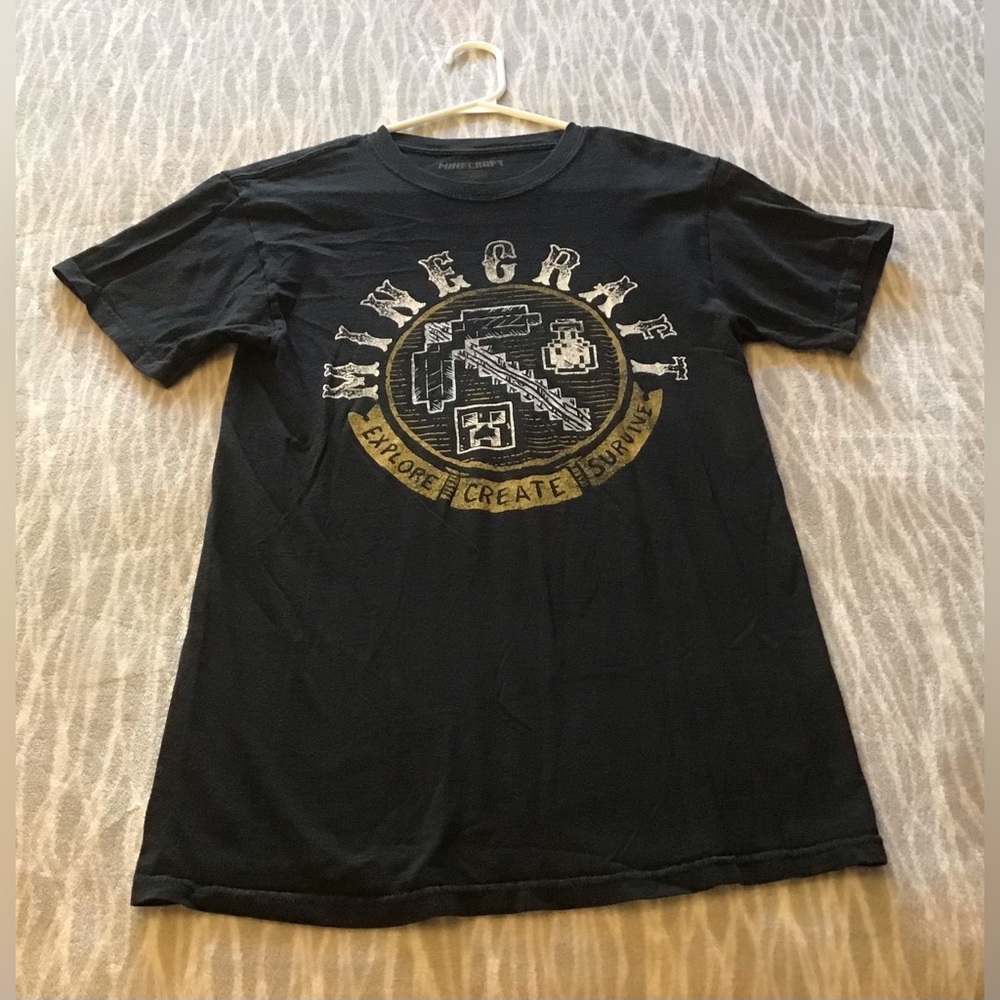 Black Minecraft T-Shirt
